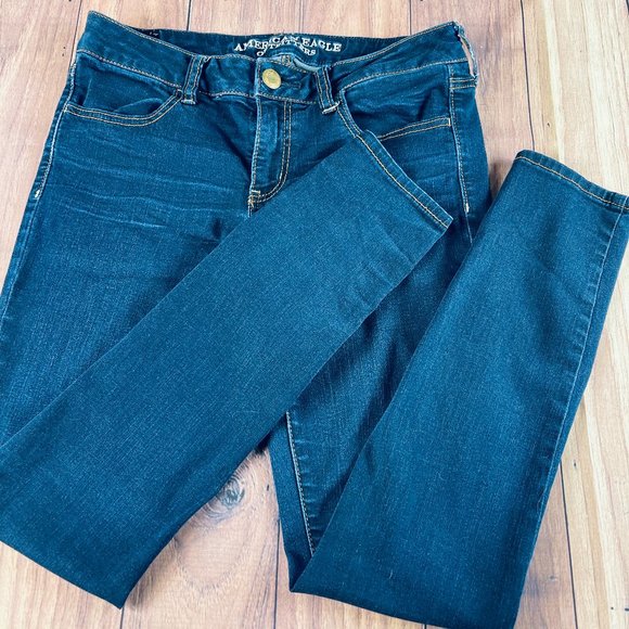 American Eagle Outfitters Denim - AE Super Stretch Jegging sz8S dark wash